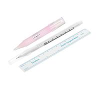 Set di 3 strumenti per tatuaggi, penna per marcatore della pelle, con righello di carta di misurazione del tatuaggio per il trucco permanente strumento per tatuaggio con penna gomma