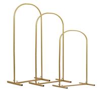 Set di 3 supporti per arco di palloncini, cornice in metallo per matrimoni, cerimonie, feste di compleanno, baby shower, lauree, decorazioni per le vacanze