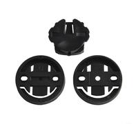 Set di 3 supporti per computer da bicicletta, per Garmin, per BRYTON e per CATEYE, base compatibile per computer e cronometro, facile da montare, nero (3 pezzi)