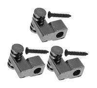 Set Di 3 Supporti Per Corde Per Chitarra Elettrica Guide A Rulli Per Paletta in Metallo Per Corde Di Chitarra Nere