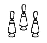 Set di 3 supporti per guanti da cintura con gancio a moschettone organizer portatili per operai edili clip da cintura per strumento