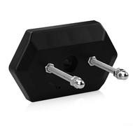 Set di 3 supporti per skateboard da parete, design in ABS, salvaspazio, con viti (4 pezzi)