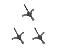 Set di 3 supporti portatili pieghevoli per clarinetto, flauto e oboe, con base nera