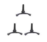 Set di 3 supporti professionali per sassofono soprano, per clarinetto, oboe, oboe, colore nero, altezza 20 cm