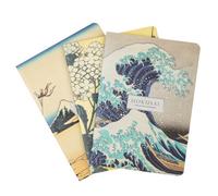Set di 3 taccuini Erik, Katsushika Hokusai (10,5 x 14,8 cm)