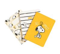 Set di 3 taccuini Erik Peanuts Snoopy, Smiles (10,5x14,8 cm)