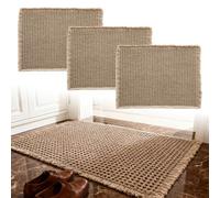 Set di 3 tappeti da bagno, 43 x 61 cm, antiscivolo, lavabile, morbido e assorbente, tappetino da bagno, per soggiorno, camera da letto, bagno, decorazione per il bagno