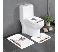 Set di 3 tappeti da bagno 61 x 40,6 cm WHJSSF Il ragazzo nel libro stampe, facile da pulire, assorbente e durevole