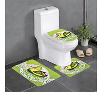 Set di 3 tappetini antiscivolo YYHWHJDE Duck Flock Game Prints a forma di U, strettamente attaccato, assorbente e durevole, spesso e confortevole