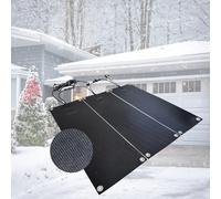 Set di 3 tappetini sciogli-neve per passerelle, tappetino riscaldante antiscivolo in gomma da 25x38 cm, tappetino invernale per la rimozione della neve e lo scioglimento del ghiaccio per scale esterne