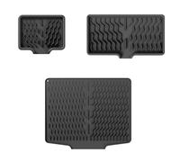 Set di 3 tappetini scolapiatti, antiscivolo, impermeabili, per lavello, per piatti con superficie inclinata, per un drenaggio ottimale dell'acqua (A, 39,6 x 32,7/12 x 10/25 x 14 cm)