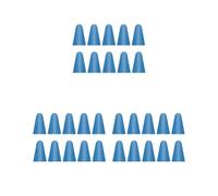 Set di 3 tappi a molla, pratica custodia in silicone per touch screen, silenziosa, grande resistenza, facile da installare, blu scuro