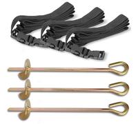 Set di 3 tasselli per il montaggio di un trampolino da giardino
