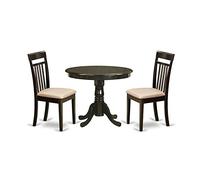 Set di 3 tavolini da cucina, angolo colazione e 2 sedie da dinette