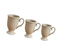 Set di 3 tazze da caffè antiche in miniatura per 1/6 1/12 accessori per la casa delle bambole con dettagli intricati per la decorazione della scena Set di tazze da caffè in miniatura