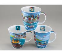 Set Di 3 Tazze Marittime Dunoon, Forma Nevis Ahoy Marittimo Per 480ml Formano