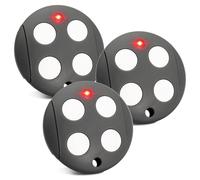Set di 3 telecomandi compatibili con MHOUSE GTX4, 433,92 MHz, 4 canali, telecomando per N1ce Group-MHOUSE (3PCS)