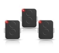 Set di 3 telecomandi compatibili con Nice Era ONE2/ON2E/ON4E/ON1E, 433,92 MHz, telecomando porta del garage, Rolling Code,2 canali(bianco) compatibile con Nice Era ONE2/ON2E/ON4E/ON1E