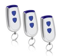 Set di 3 telecomandi per porte di garage, telecomando per cancelli a 433,92 MHz compatibile con Normstahl EA433 2KS, EA 433 4KS, EA 433 2KM Micro, RCU 433-2, RCU 433-4, T433-4, N00280