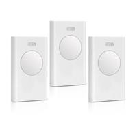 Set di 3 Telecomandi Universali FAAC 433 MHz per Cancello e Garage, Telecomando 2 Canali Compatibile con FAAC, Sostituzione per Modelli FAAC 433, Programmazione Facile, Distanza Fino a 50m - Bianco