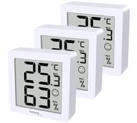 Set di 3 termometro, igrometro, extra piccolo, supporto magnetico, 3 x WS9425 in confezione