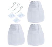 Set di 3 trappole per pelucchi per asciugatrice, soluzione sostenibile, filtro autoadesivo in nylon per bocchetta 'asciugatrice, 3 sacchetti per pelucchi magici, scatola per pelucchi senza sfiato