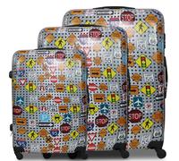 Set di 3 Trolley Valigie Rigide da Viaggio Valigia Bagaglio a Mano Media Grande