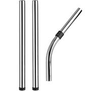 Set di 3 tubi di prolunga cromati da 32 mm per aspirapolvere Numatic Henry Hetty, alternativa a 2548037