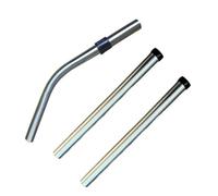 Set di 3 tubi di prolunga in acciaio inox da 32 mm, per aspirapolvere Numatic HENRYs, include aste dritte a gomito, per una pulizia efficiente