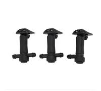 Set di 3 ugelli per lavavetri per Saab 9 3 93X 2003 2011 parti di ricambio 12778850 12778849 Cappuccio in plastica a montaggio diretto sinistro destro alto spray per una maggiore visibilità copertura