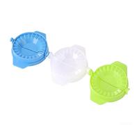 Set di 3 utensili da cucina in plastica per ravioli fai da te, accessori da cucina, blu, verde, trasparente, 13,5 x 8,2 cm