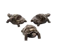 Set di 3 vasi decorativi in resina a forma di animale, per prevenire la registrazione dell'acqua, coniglio, rana, cane, tartaruga, vaso, piedi rialzati (stile 1)
