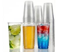 150 BICCHIERI DI PLASTICA DRIN COCKTAIL CHAMPAGNE APERITIVO 350 ML 350 CC +