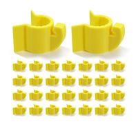 Set di 30 clip per corda da giardino e da cantiere, supporti per cavi da 14 a 16 mm, sistema di guida e tensionamento per terreni e lavori di giardinaggio