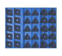 Set di 30 inserti in carburo CNC CNMG431, WNMG431 e TNMG331 per un taglio efficiente dei metalli