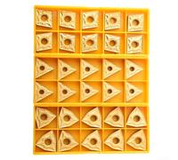 Set di 30 inserti in carburo CNMG431, WNMG431 e TNMG331 per tornitura CNM, WNM e TNM, kit completo per la scatola delle lame