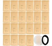 Set di 30 lussuosi kit da viaggio usa e getta di emergenza; ognuno include tamponi di cotone cosmetici, tamponi di cotone, elastici per capelli, rimozione del trucco per la pulizia del viso; kit di