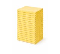 Set Di 30 Panni In Microfibra Color Giallo