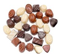 Set di 30 pezzi di cioccolato artificiale, assortimento misto di cioccolato fondente, latte e bianco, perfetto per esposizione, decorazioni per la casa e scopi educativi culinari, Multiplo., taglia