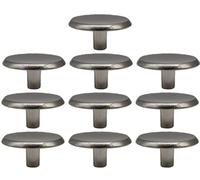 Set di 30 pomelli in zinco - Misura 3,8 cm di diametro x 190,5 cm di altezza - Viti incluse - Perfetto per il fai da te casa - Ottimo per aggiornare la tua casa - Hardware incluso (30)