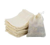 Set di 30 sacchetti di cotone piccoli,Riutilizzabili sacca telaSacchetti in Mussola di Cotone con Coulisse,Sacchetti da 8x10 cm,Sacchetti Naturali per Lavanda, Cosmetici, Gioielli, Feste e Matrimonio