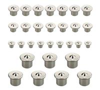 Set di 30 tasselli per legno, punte di centraggio per tasselli, punte per tasselli, tasselli per legno, fori per tasselli, tasselli, set di ugelli, 6/8/10/12 mm, perno di centraggio per lavori in