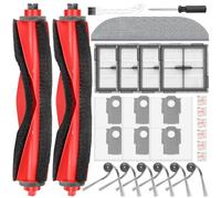 Set di 32 accessori per aspirapolvere Roborock Q10 S5+, 2 spazzole principali, 6 sacchetti per la polvere, 6 filtri, 4 salviette, 6 spazzole laterali, 6 pietre profumate piatte 1 dispositivi di