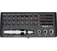 Set di 32 cacciaviti a percussione professionali da 1/2", 168 mm