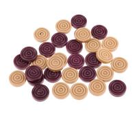 Set di 32 pezzi di scacchi rotondi in plastica per dama, backgammon e accessori