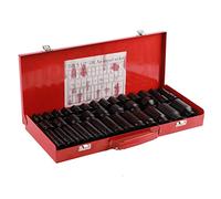 Set di 35 chiavi a bussola Impact Socket 1/2", dimensioni: 10 - 32 mm, brevi dimensioni: 8 - 32 mm, set esagonale interno per cambio pneumatici