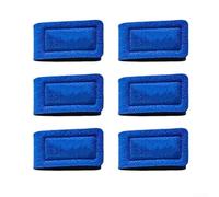 Set di 36 cinghie elastiche regolabili con fascetta per canna da pesca per legare canna bilanciata e sicurezza nel trasporto (3 set blu)