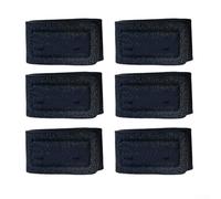 Set di 36 cinghie per canna da pesca in neoprene con elastico regolabile per legare e trasportare in modo sicuro canne da pesca (3 set nero)