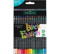 SET DI 36 MATITE COLORATE BLACK EDITION RESISTENTI ALLA ROTTURA 36 PEZZI