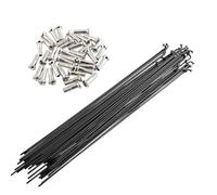 Set di 36 raggi e nippli per bici in acciaio inox, 14G (2,0 mm), per MTB e bici da strada 700C, kit di riparazione per ruote antiruggine (174 mm)